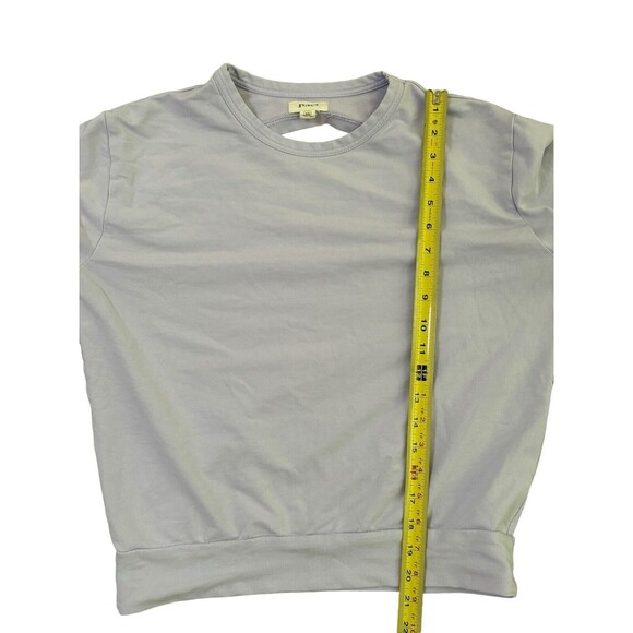 PACT Lilac Lavender Purple Cut Out Back Crewneck Sweater Size‎ XS - Picture 5 of 6
